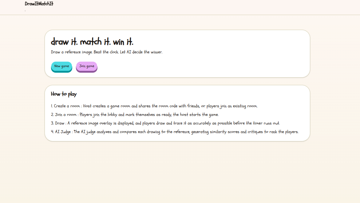 Published DrawItMatchIt โ Real-time Multiplayer Drawing Game